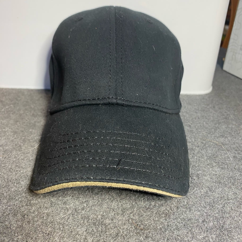 Men’s Black “Plain” Cap